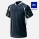  бейсбол форменная рубашка Mizuno официальный мульти- Baseball рубашка половина кнопка маленький воротник имеется черный белый желтый тренировка надеты форма MIZUNO взрослый 52LE2090
