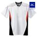  Mizuno официальный легкий рубашка Junior белый × черный × красный × красная отстрочка клиренс 