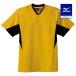  Mizuno официальный легкий рубашка желтый × черный × белый трубчатая обводка клиренс 