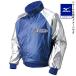  Mizuno официальный ground пальто Junior / бейсбол пастель темно-синий × серебряный 