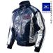 Mizuno официальный повышение температуры материалы < Victory stage > breath Thermo ground пальто бейсбол унисекс темно-синий клиренс 