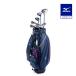  Mizuno официальный EFIL-8 женский Golf Club 8 шт. комплект caddy bag имеется карбоновый вал Golf Driver короткая клюшка служебная программа крышка головки цилиндров 