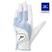  Mizuno официальный EFILe Phil перчатки / левый рука Golf белый × sax женский 