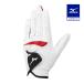  Mizuno официальный конфигурация "губа" перчатки / левый рука Golf Junior белый × красный 