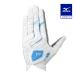  Mizuno официальный двойной рукоятка перчатки / левый рука Golf мужской белый × Sky голубой 