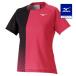 Mizuno официальный игра рубашка ракетка спорт женский розовый × черный клиренс 