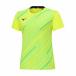  soft теннис бадминтон игра рубашка Mizuno официальный теннис ракетка спорт игра одежда MIZUNO женский безопасность желтый 