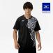  soft теннис бадминтон игра рубашка Mizuno официальный теннис ракетка спорт игра одежда MIZUNO мужской женский черный 