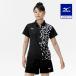  soft теннис бадминтон игра рубашка Mizuno официальный теннис ракетка спорт игра одежда MIZUNO женский черный 