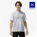  soft теннис бадминтон игра рубашка Mizuno официальный теннис ракетка спорт dry обвес поток пот отделка игра одежда мужской женский белый 