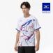  soft теннис бадминтон игра рубашка Mizuno официальный теннис ракетка спорт игра одежда MIZUNO мужской женский белый 