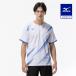  soft теннис бадминтон игра рубашка Mizuno официальный теннис ракетка спорт игра одежда MIZUNO мужской женский белый голубой 