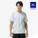  soft теннис бадминтон игра рубашка Mizuno официальный теннис ракетка спорт игра одежда MIZUNO мужской женский белый зеленый 