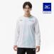  soft теннис бадминтон p Ractis рубашка длинный рукав Mizuno официальный теннис ракетка спорт тренировка для рубашка MIZUNO мужской женский белый 