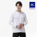  soft теннис бадминтон игра рубашка длинный рукав Mizuno официальный теннис ракетка спорт игра одежда MIZUNO мужской женский белый 