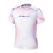  Mizuno официальный p Ractis рубашка белый X лиловый унисекс 