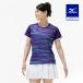  soft теннис бадминтон игра рубашка Mizuno официальный теннис ракетка спорт игра одежда MIZUNO женский violet индиго 