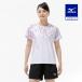 soft теннис бадминтон игра рубашка Mizuno официальный теннис ракетка спорт игра одежда MIZUNO женский белый 