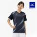  soft теннис бадминтон игра рубашка Mizuno официальный теннис ракетка спорт игра одежда MIZUNO Junior глубокий темно-синий 