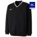  Mizuno официальный спортивная фуфайка толстый унисекс черный 