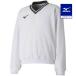  Mizuno официальный спортивная фуфайка средний толщина Junior белый 