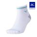  Mizuno официальный короткие носки белый унисекс 