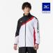  Mizuno официальный Wind брейкер жакет общий обратная сторона сетка / ракетка спорт унисекс черный × красный 