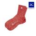  Mizuno официальный dry bekta- короткие носки унисекс красный 