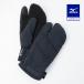  Mizuno официальный .. повышение температуры breath Thermo WINDSTOPPERpateto рукавица сенсорная панель соответствует черный унисекс 