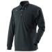  Mizuno official dry science Work polo-shirt long sleeve men's black Father's day 