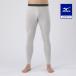  Mizuno официальный повышение температуры материалы breath Thermo нижний одежда средний толщина soft for Daily длинный трико передний открытие мужской vapor silver клиренс 