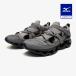  Mizuno официальный WAVE PROPHECY STRAP сандалии спортивные туфли сандалии спортивные туфли унисекс мужской женский темно-серый x черный 
