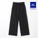  Mizuno официальный высокий мера Quick dry широкий брюки черный женский 
