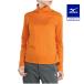  Mizuno официальный Golf одежда MGF коллекция / повышение температуры материалы breath Thermo шерсть с высоким воротником рубашка женский orange клиренс 