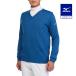  Mizuno официальный Golf одежда V шея вязаный свитер мужской королевский синий 