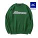  Mizuno официальный Golf одежда NEW VINTAGE GOLF MIZUNO Logo вырез лодочкой свитер зеленый мужской 