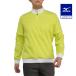  Mizuno официальный Golf одежда. . вода половина Zip выше блузон рукав удален мужской lime желтый 