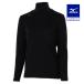  Mizuno официальный Golf одежда .. повышение температуры Vaio next breath Thermo шерсть с высоким воротником длинный рукав черный женский 