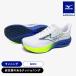  возвращенный товар бесплатный Mizuno официальный ue-b rider 29 бег мужской белый × голубой × желтый J1GC250353