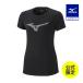  Mizuno официальный Mizuno фирменный магазин ограничение dry наука стрейч футболка женский черный клиренс 