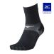 Mizuno официальный лодыжка поддержка носки черный унисекс 