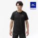 Mizuno официальный пот отделка вентиляция dry обвес поток футболка черный мужской 