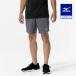  Mizuno официальный бег мульти- карман брюки половина 9 дюймовый серый унисекс 