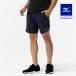  Mizuno официальный бег мульти- карман брюки половина 9 дюймовый темно-синий унисекс 