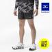  Mizuno официальный Mizuno прямой . ограничение бег мульти- карман брюки плюс графика 7 дюймовый черный мужской 