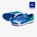  Mizuno официальный скорость заклепки 4 ремень голубой × белый Junior 