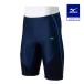  Mizuno официальный aqua фитнес для EZ SWIM половина леггинсы темно-синий ×b люмен z