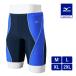  Mizuno официальный aqua фитнес для половина леггинсы цельный cup есть мужской темно-синий × голубой 