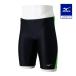  Mizuno официальный Stroke ONE/ водоотталкивающий плавание фитнес для половина леггинсы черный × три лист зеленый мужской 