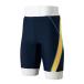  Mizuno официальный aqua фитнес для половина леггинсы цельный cup есть темно-синий × желтый мужской 